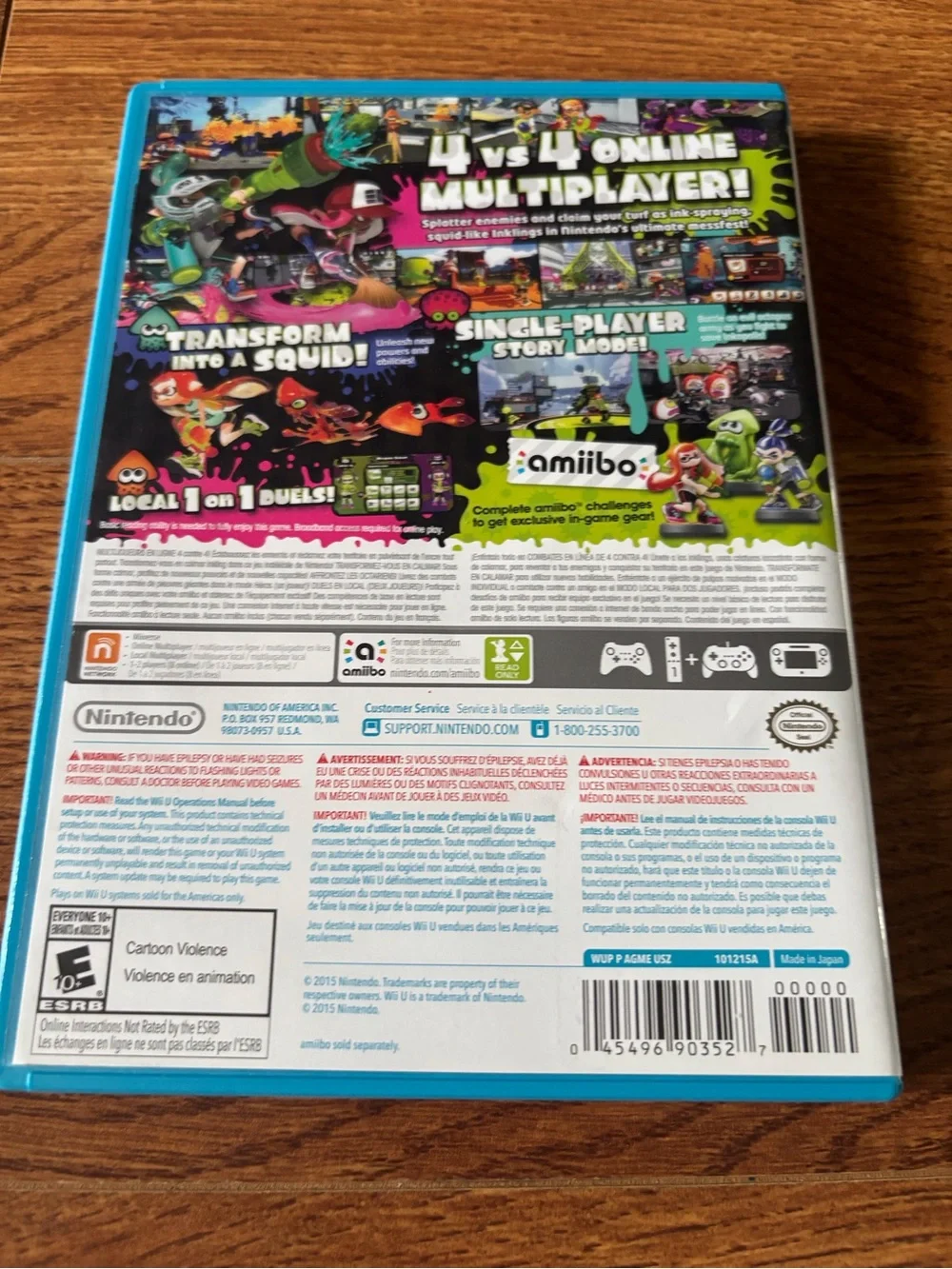Nintendo official splatoon